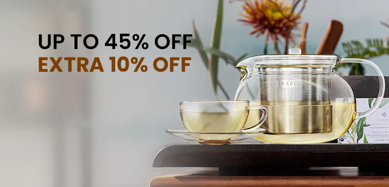 Exclusive Code - Up To 45% + Extra 10% Off On Teaware & Teas + Free Shipping