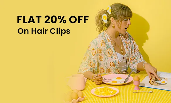 Spooky Sale - Flat 20% Off On Hair Clips