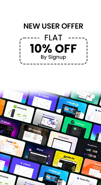 New User Offer - Flat 10% Off On First Order By Email Newsletter Subscription