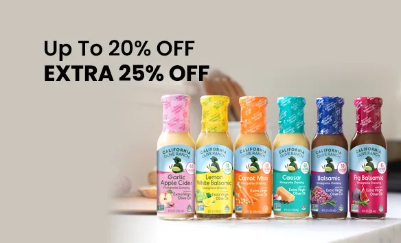 Across Site - Up To 20% + Extra 25% Off On Extra Virgin Olive Oils, Vinegars, Sauces & More