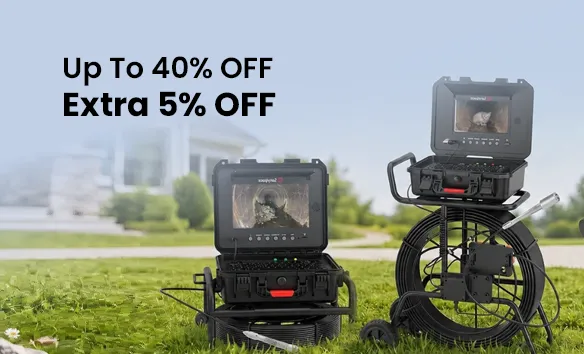 Across Site - Up To 40% + Extra 5% Off On Inspection & Sewer Line Camera + Free Shipping