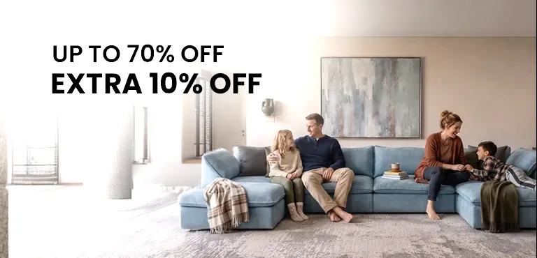 Exclusive Code - Up To 70% + Extra 10% Off On Furniture Collection + Free Shipping