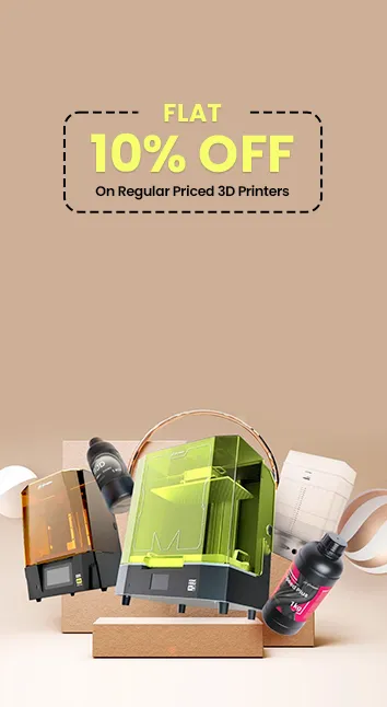 Flat 10% Off On Regular Priced 3D Printers