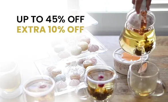 Across Site - Up To 45% + Extra 10% Off On Teaware & Teas + Free Shipping