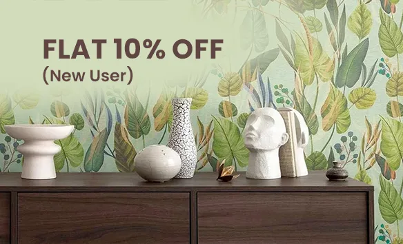 Across Site - Flat 10% New User Off On Regular Priced Wallpapers + Free Samples