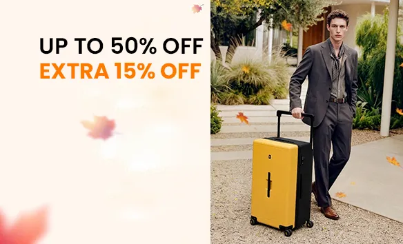 Across Site - Up To 50% + Extra 15% Off On Luggage & Bags + Free Shipping
