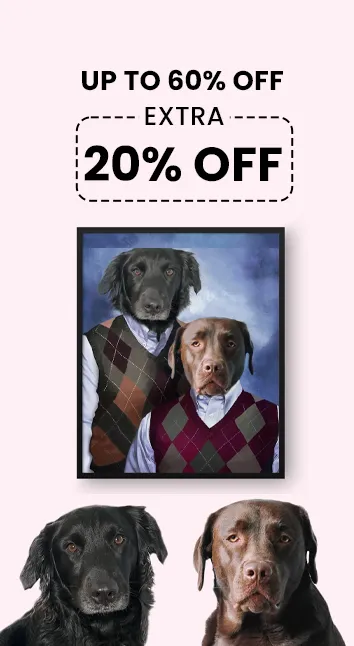 Across Site - Up To 60% + Extra 20% Off On Custom Pet Portraits