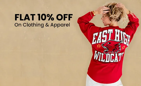 Across Site - Flat 10% Off On Clothing & Apparel (Above $100)